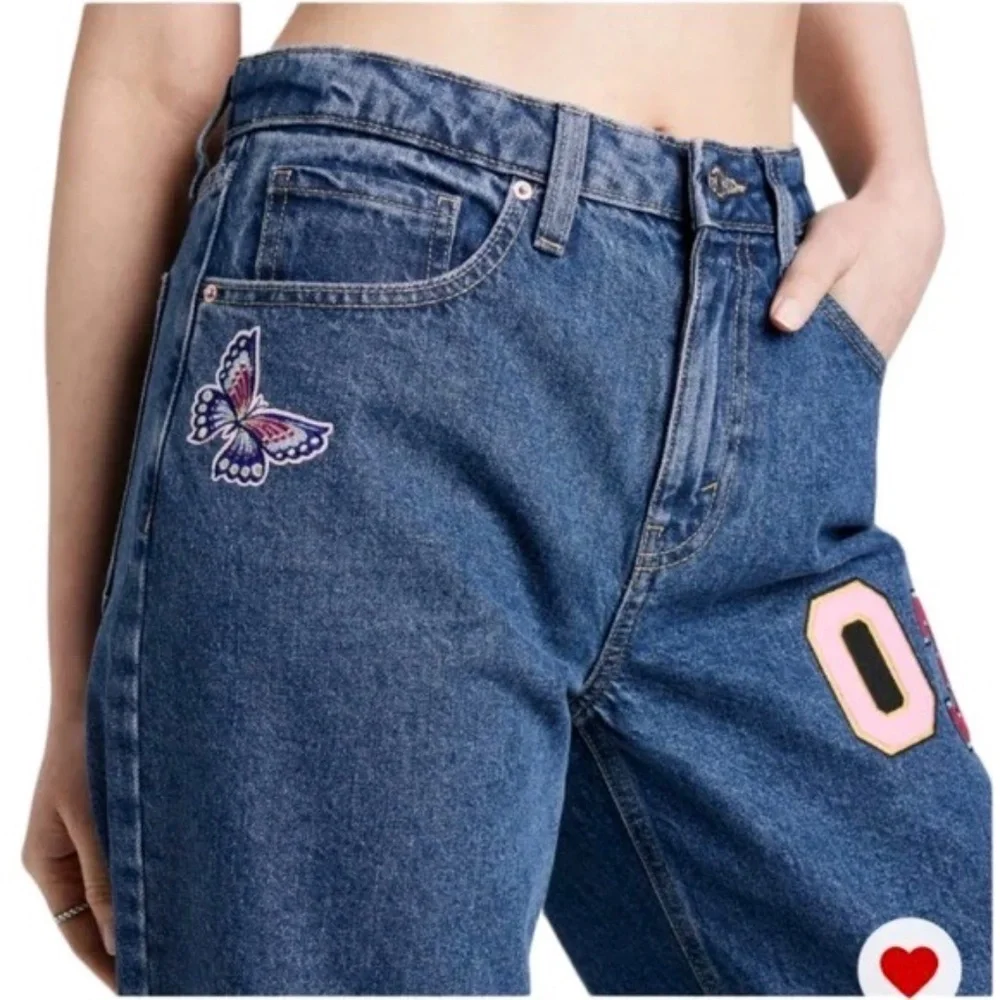 NWT WILD FABLE HI-RISE DAD JEANS SIZE 10 - Picture 2 of 7